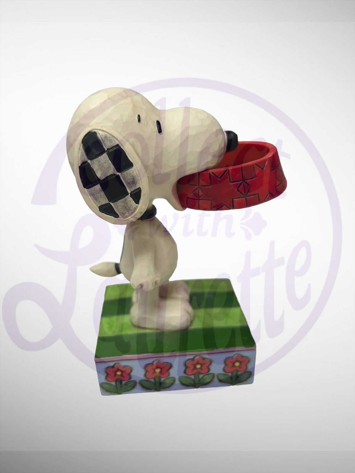 Jim Shore Peanuts - More Food Please Snoopy Figurine (No Box)